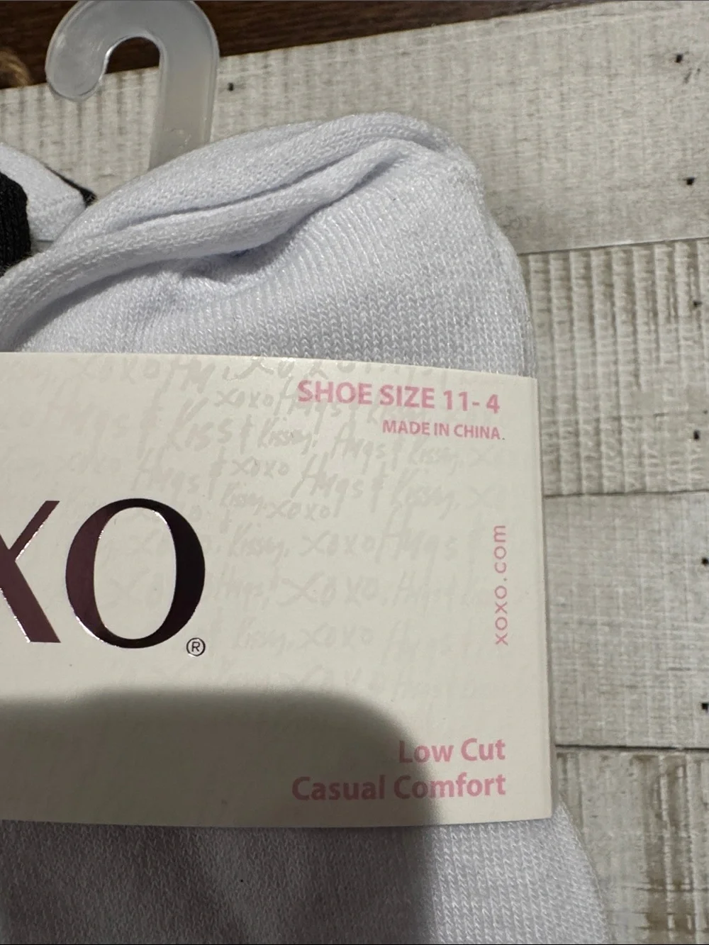 NWT XOXO Kids 20 Pairs Black and White Low Cut Socks